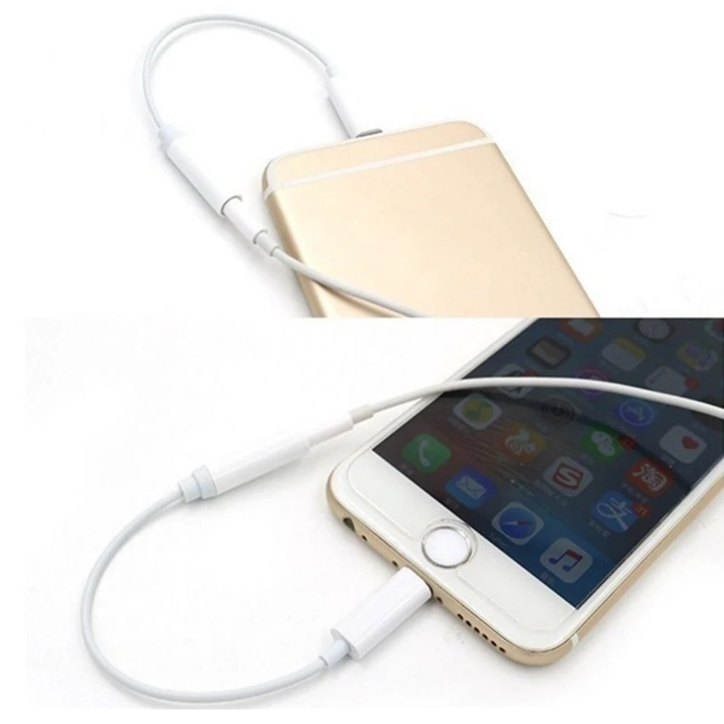 Адаптер Fone De Ouvido для iPhone 11 Pro XS MAX AUX адаптер сплиттер для iPhone XR XS X 8 7 Plus аудио адаптер 3,5 мм разъем