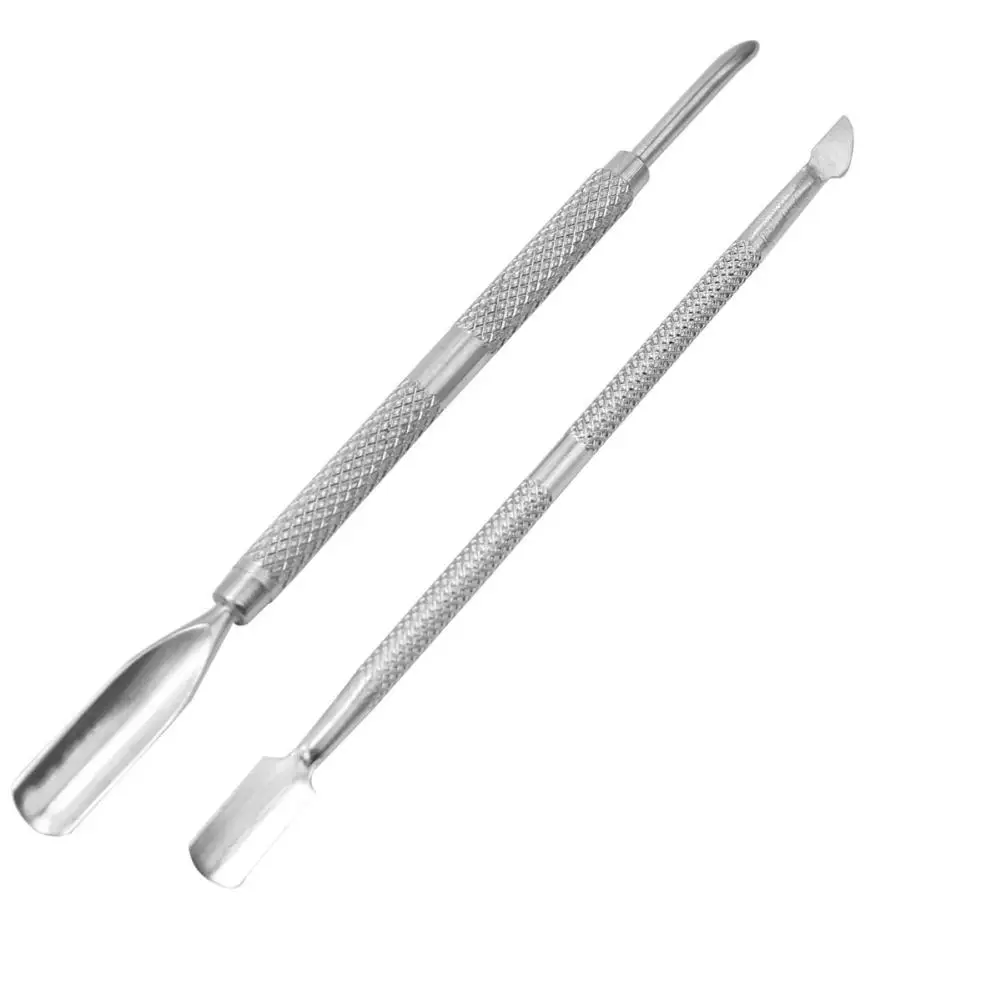 2 шт. двусторонний триммер из нержавеющей стали для удаления кутикулы