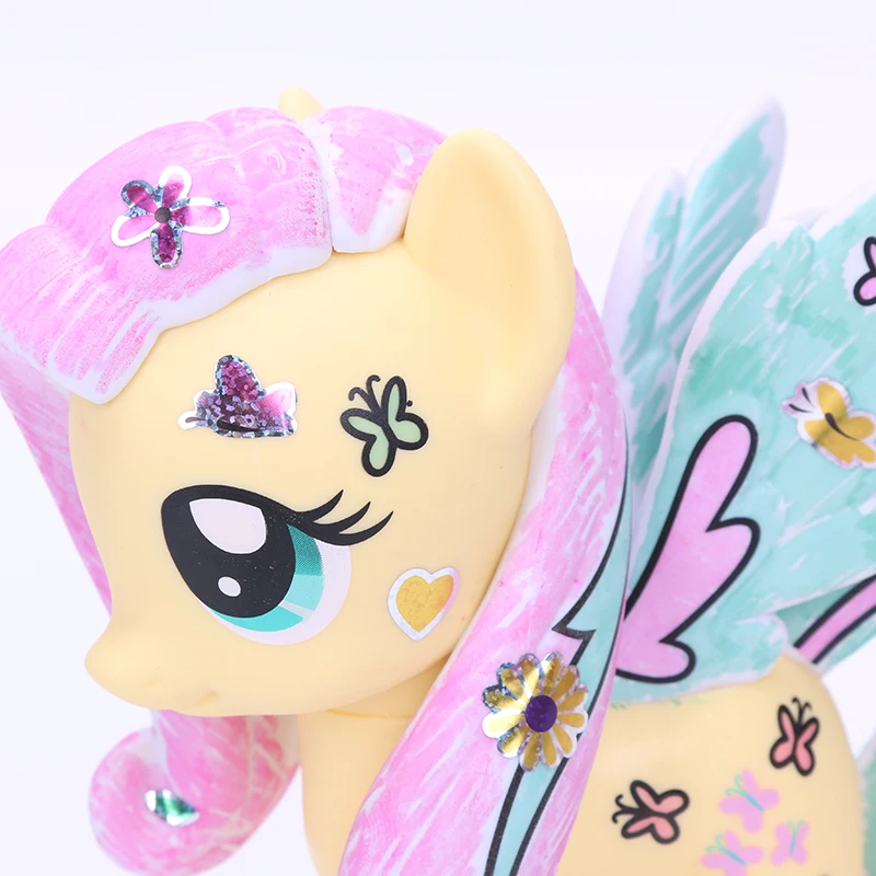 15 см игрушки My Little Pony дизайн мой маленький пони Принцесса Каденс Флаттершай из ПВХ, движущаяся фигурка, украшают маркеры и наклейки куклы