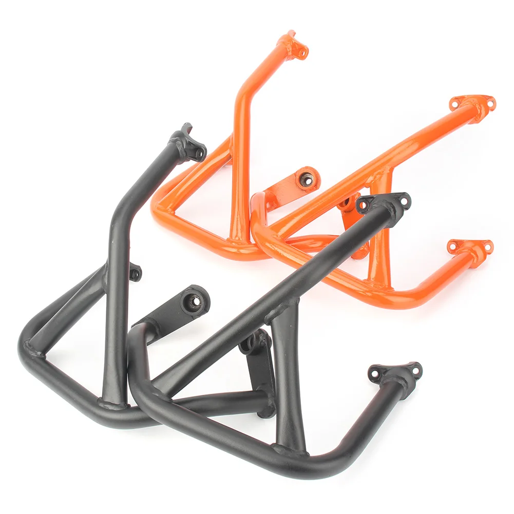 Защитные бамперы для мотоцикла KTM 690 Duke R 2012 2013 2014 2015 2016 2017 оранжевые/черные|Защита