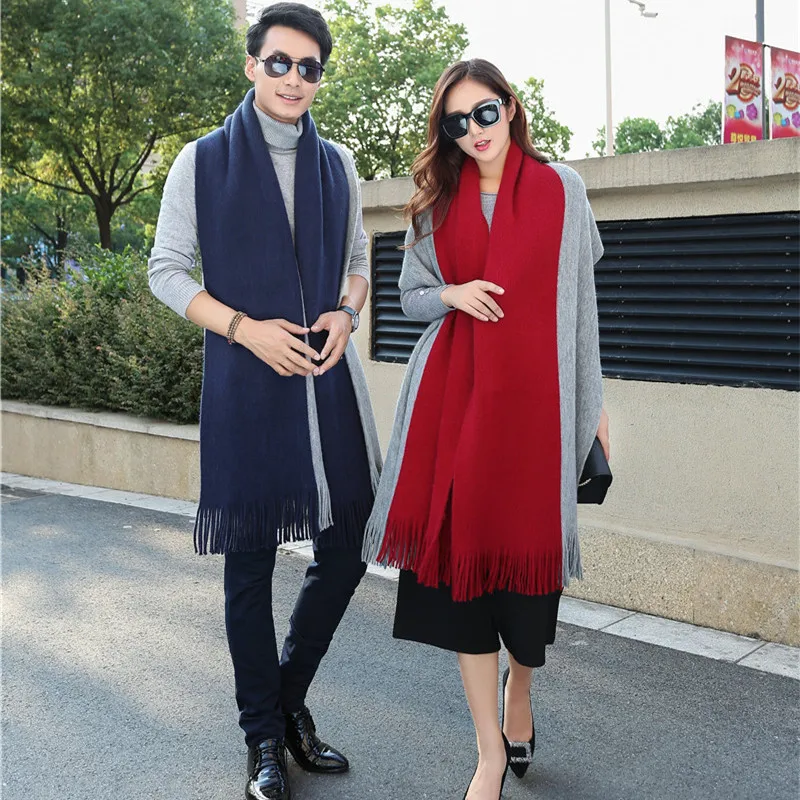 Женская мужская шарфы модные 2017 дамы зимние хиджаб шали пашмины обертывания