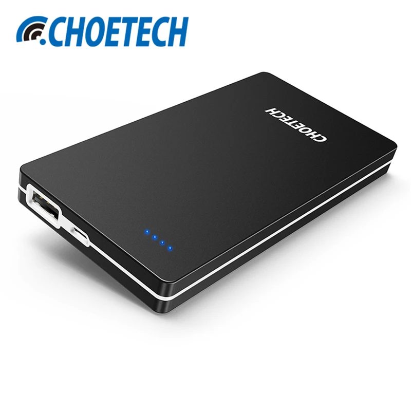 Choetech b620 bk мобильный Запасные Аккумуляторы для телефонов Ультратонкий 10000 мАч