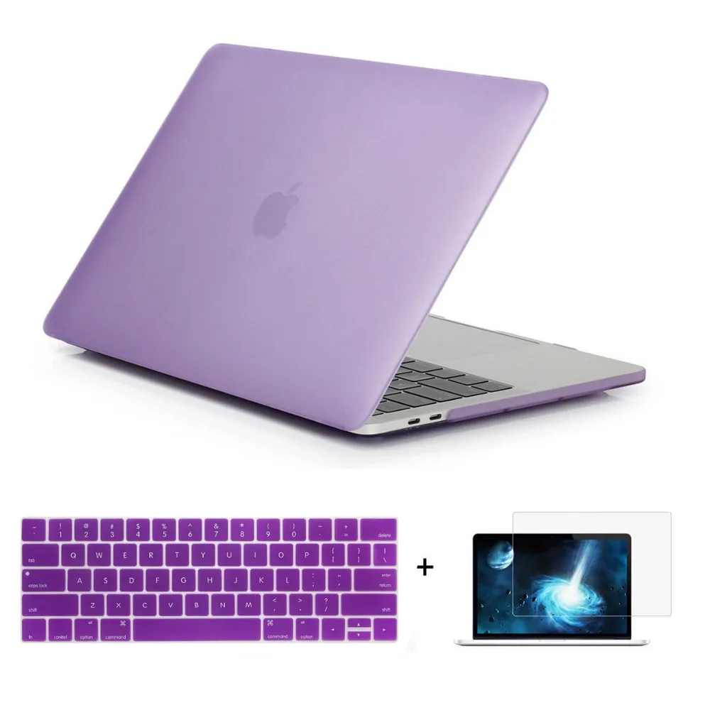 3в1 новый жесткий чехол для ноутбука + Apple Macbook Air 11 13 Pro Retina 12 15 Touch Bar дюймов|Сумки и