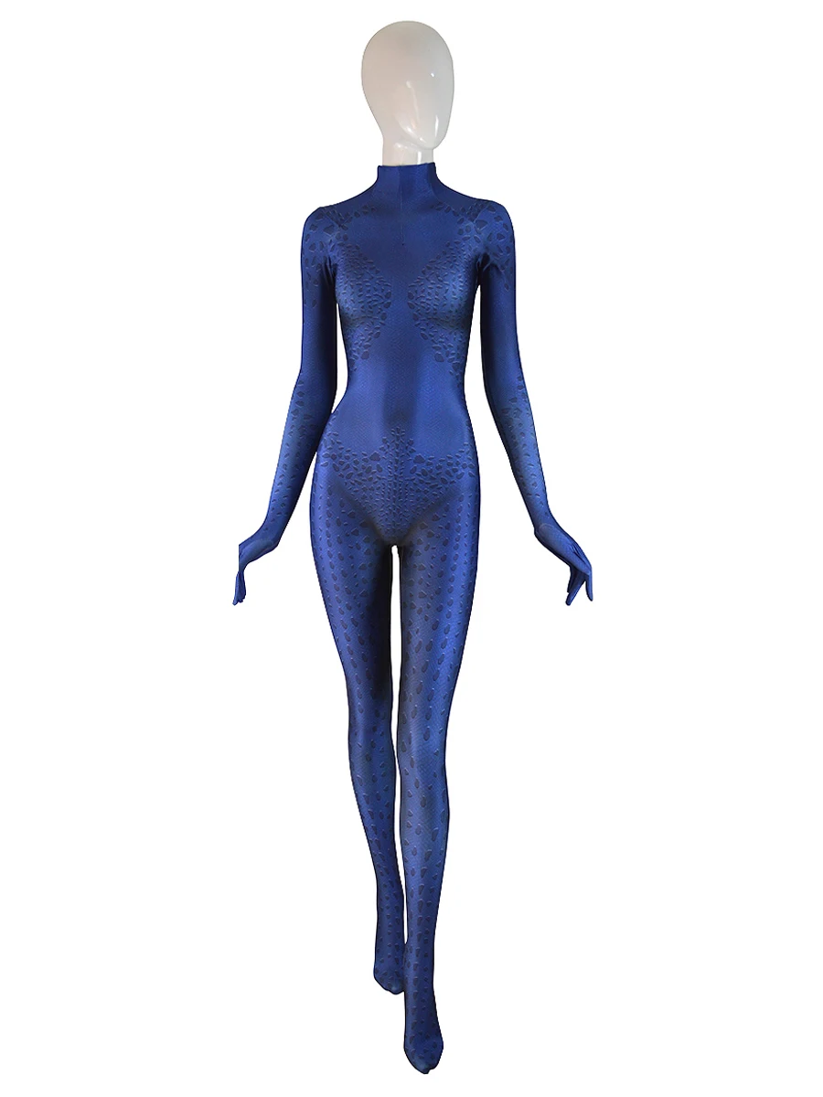X-Men: Days of Future Past Mystique маскарадный костюм из спандекса для Хэллоуина мужчин X Zentai |