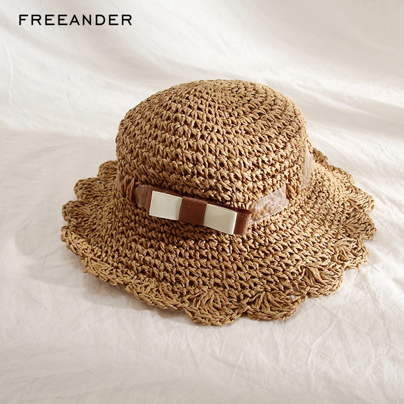 Freeander 2018 новые модные шляпы Fedoras Складная Кепка однотонные пляжные Панамы Шляпа