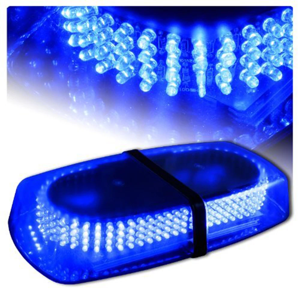 

Blue Vehicle Car Truck Emergency Hazard Warning 240 LED Mini Bar Strobe Flash For Ford VW Golf Passat b5 b6 Mazda Audi Toyota