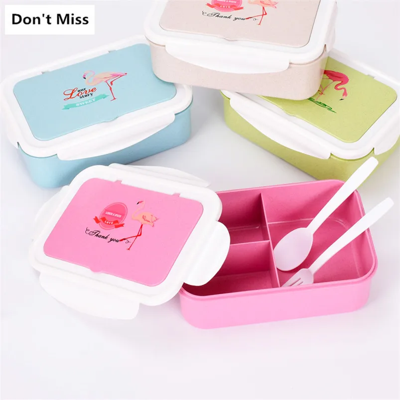 Детская посуда, Портативный Ланч-бокс, Bento box для детей, студентов, украшения дома, аксессуары, контейнер, Caja De Almuerzo