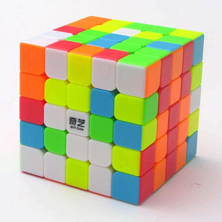 Qiyi QiZheng S 5x5 куб пазл игрушки для начинающих без наклеек версия соревнований