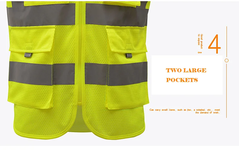 SFVEST HI VIS VIZ жилет для руководителя с высокой видимостью жилет светоотражающий защитный Топ оранжевый желтый синий