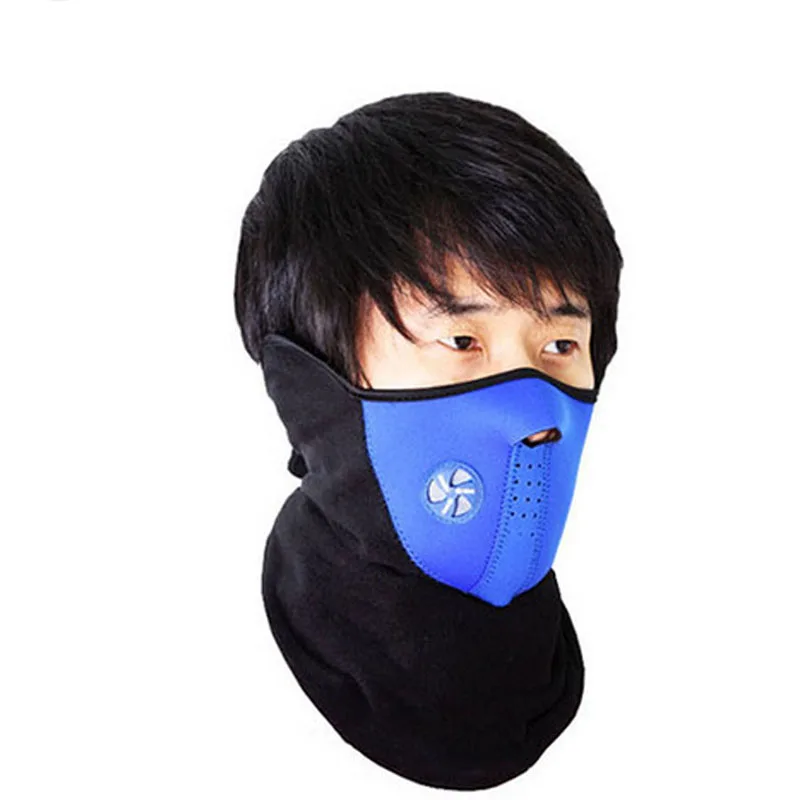 

Half Face Cycling Mask+Scarf Winter Neck Warm Fleece Mask Windproof Bike Bicycle Mask Ski Snowboard Outdoor Mask Scarf