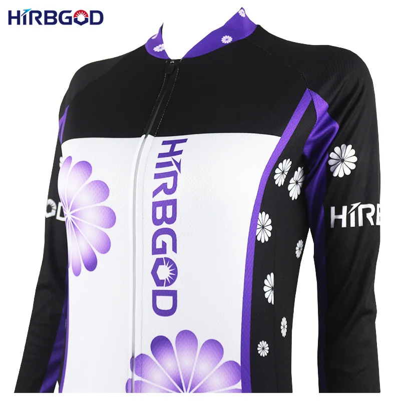 Женская велосипедная куртка с длинным рукавом фиолетовый цвет | Спорт и