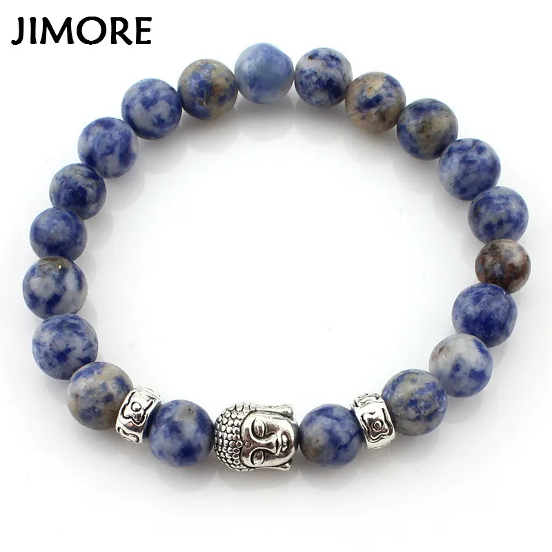 [Jimore] вулканического камня Бусины и бисер браслет для Для женщин мужчин ювелирные