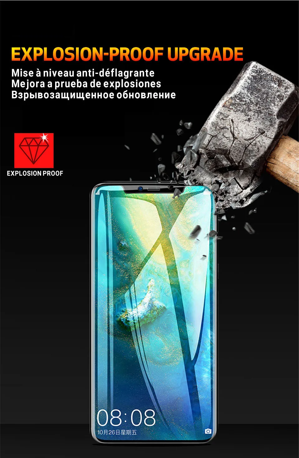 3d полное закаленное стекло для huawei honor 8x8 S 8A pro honer hono 8c 8 x Lite защитная пленка huavei x8 c8 8 lite