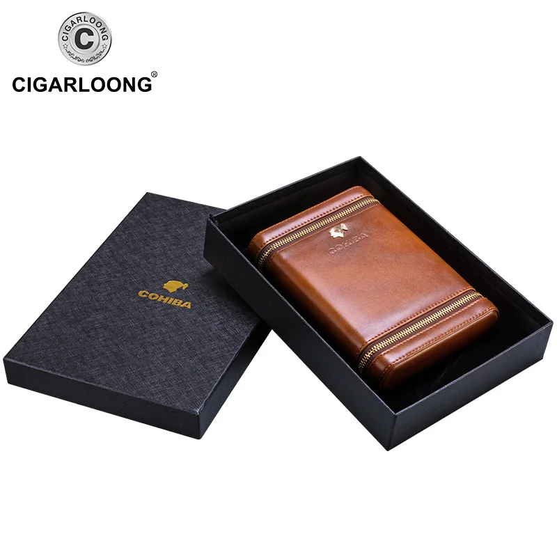 COHIBA роскошный держатель портсигар для путешествий портативный кедровый