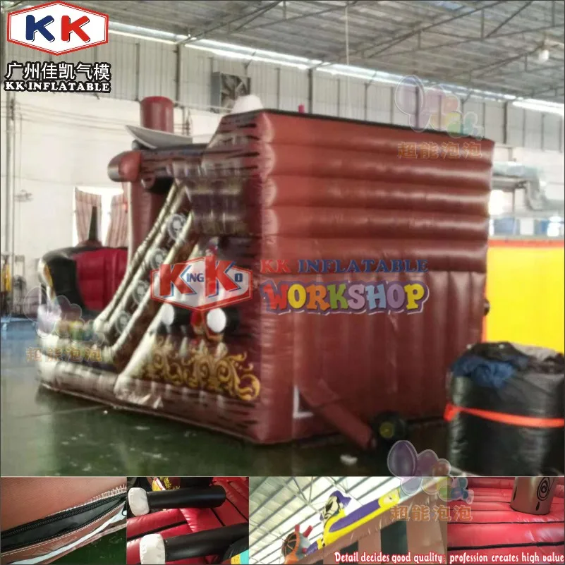 Фабрика KK гигантский надувной пиратский корабль сухая горка Детские забавные