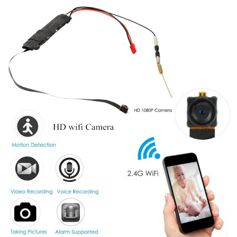 Yinew мини видеокамера wifi камера HD 1080P P2P/IP микро инфракрасного ночного видения