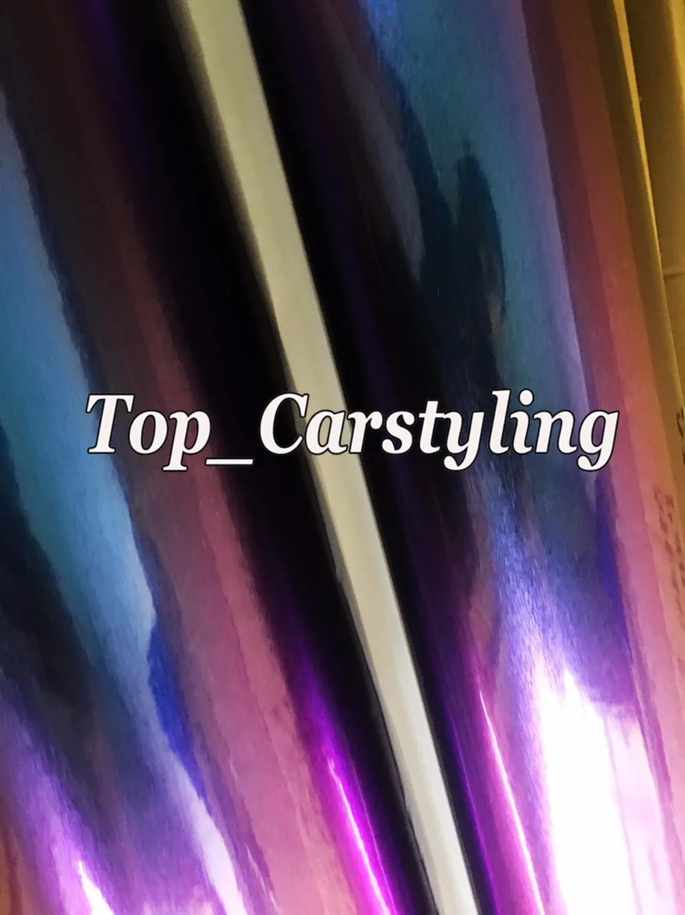 Виниловая виниловая пленка для автомобиля синий фиолетовый блестящий Радужный