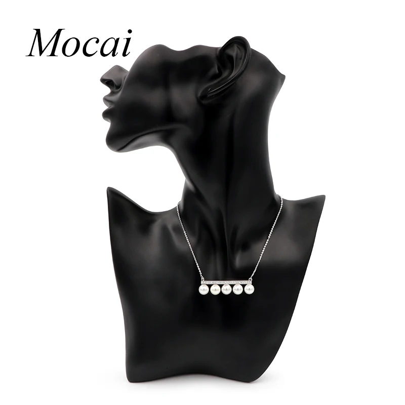 Модное дизайнерское свадебное ожерелье с искусственным жемчугом высокое