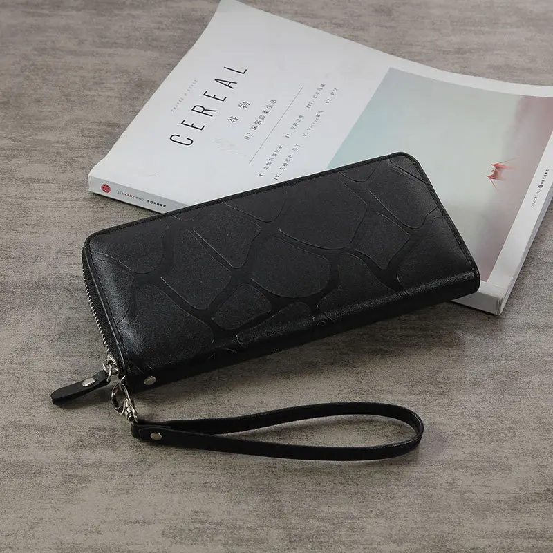 Дизайнерский женский длинный кошелек-клатч большие вместительные кошельки