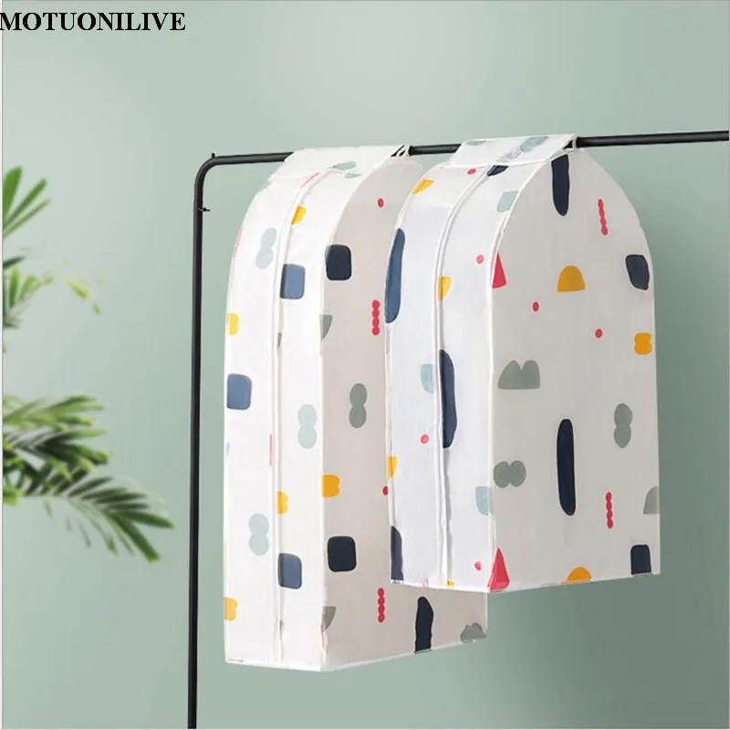 

Storage Bag Case for Clothes Organizador Garment Suit Coat Dust Cover Protector Wardrobe Storage Bag for Clothes Organizador