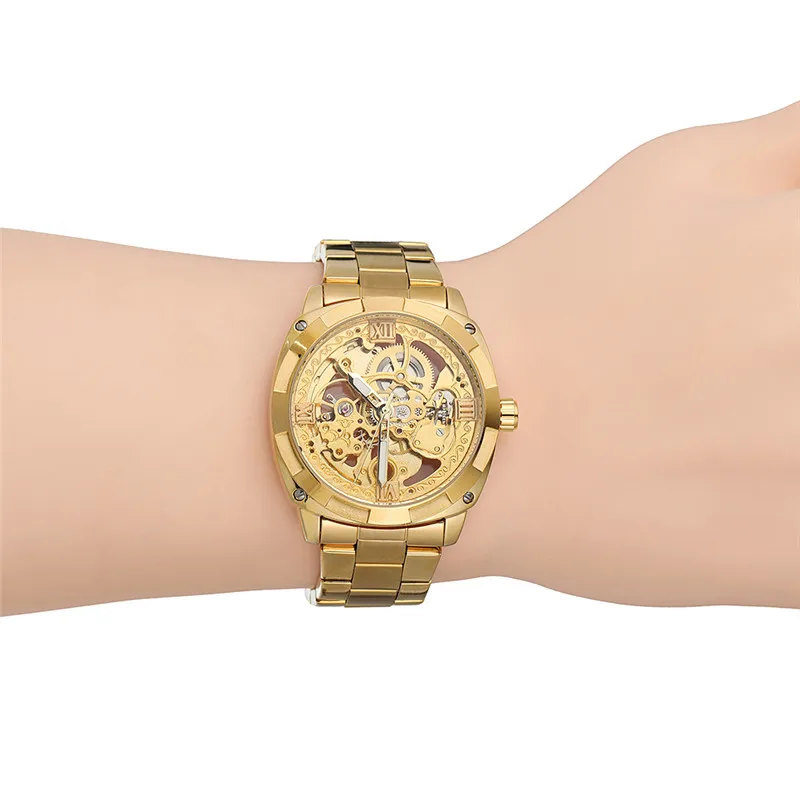 FORSINING мужские часы Лидирующий бренд Роскошные военные спортивные автоматические