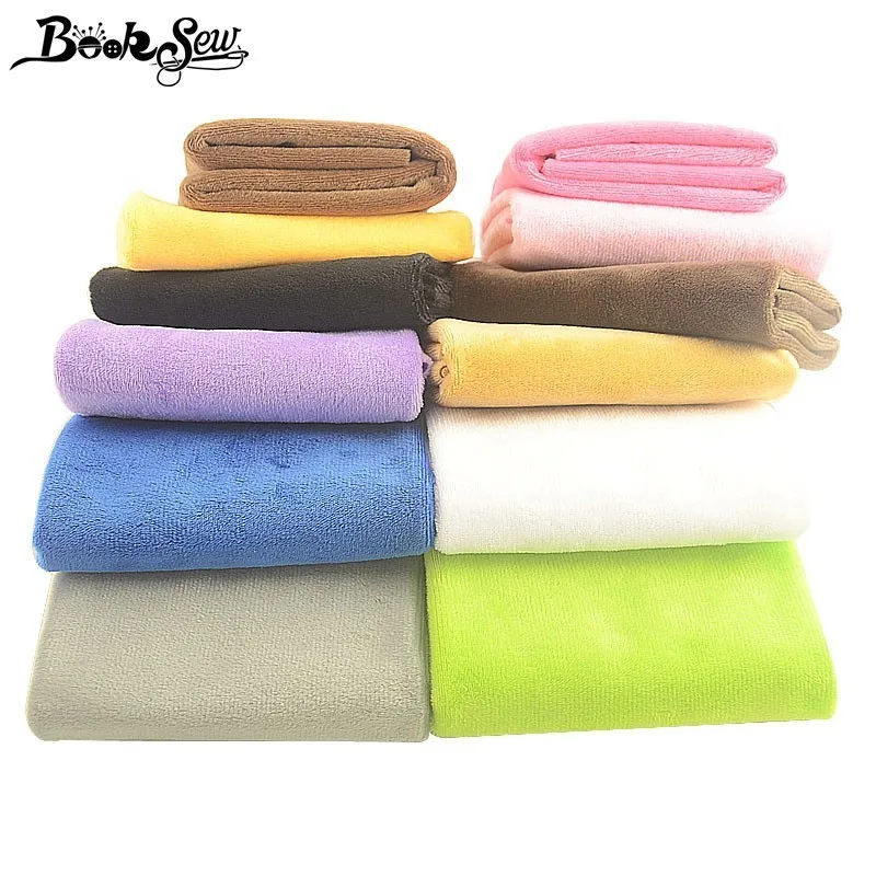 Booksew однотонная хорошая плюшевая ткань мягкая 40x50 см детские игрушки кукла зимняя