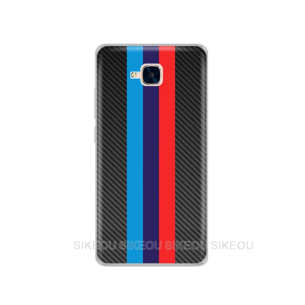 72719 Чехол для huawei Honor 5C, силиконовый чехол, русская версия, задняя крышка для Honor 5C, без отверстия для отпечатков пальцев, с рисунком автомобиля из углеродного волокна - Цвет: 72719
