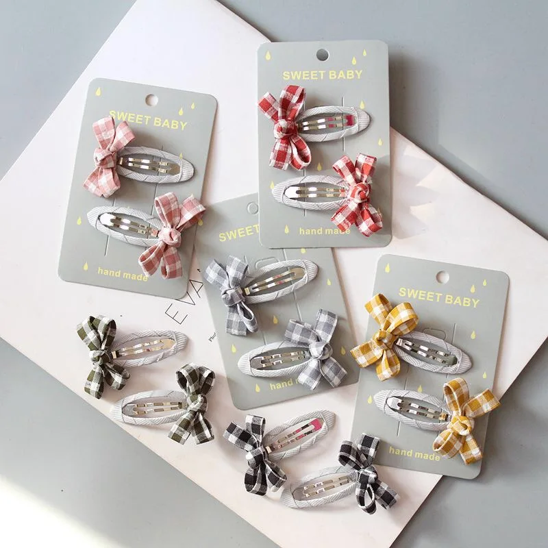 2 шт образец бант Весна бабочка цветок заколка для волос в форме короны плед