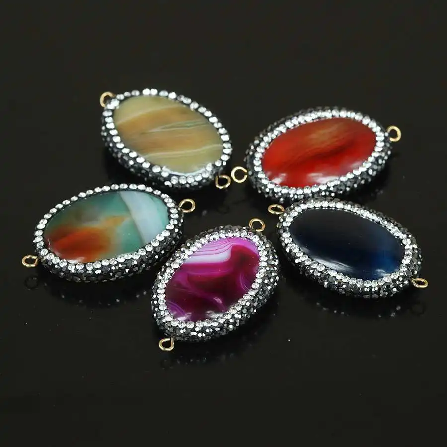 Ожерелье женское Ювелирное Украшение 2015 Кварцевая подвеска с кристаллом 24 К