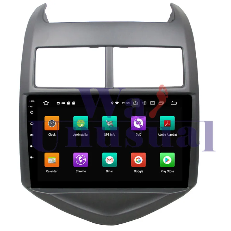 Wanuary Android 8 0 Автомобильный мультимедийный GPS навигационный плеер для Chevrolet AVEO 2011 2012