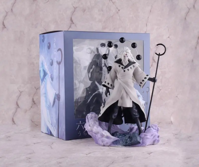 Аниме 27 см Наруто Учиха Мадара рикуду сеннин Модо вер. ПВХ Uchiha Madara фигурка
