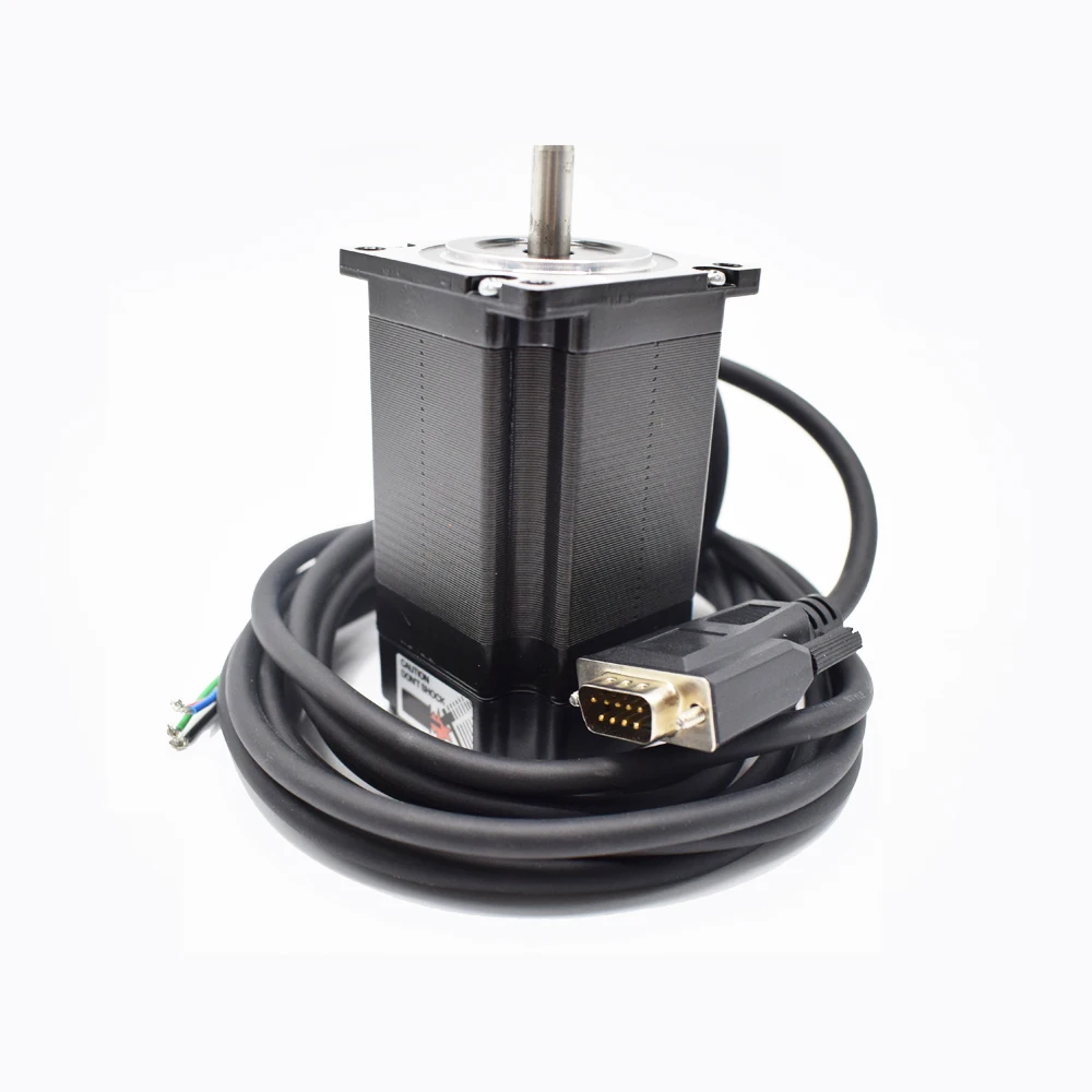 NEMA34 8.5Nm 1171oz-in Hybrid Closed Loop Stepper Drive+Motor kits PUL+DIR Control mode 3.2Kg.cm2 for CNC Router/Laser Machine |