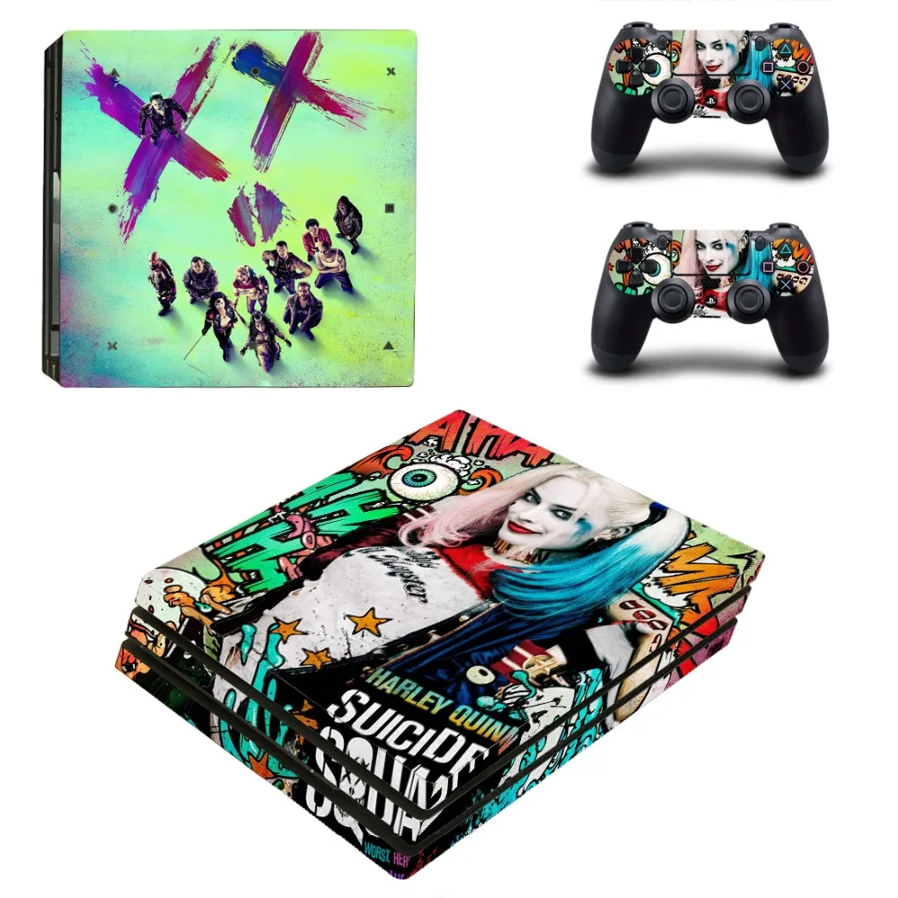 Отряд Самоубийц Harley Quinn PS4 Pro наклейка на кожу Виниловая для консоли Playstation 4 и 2