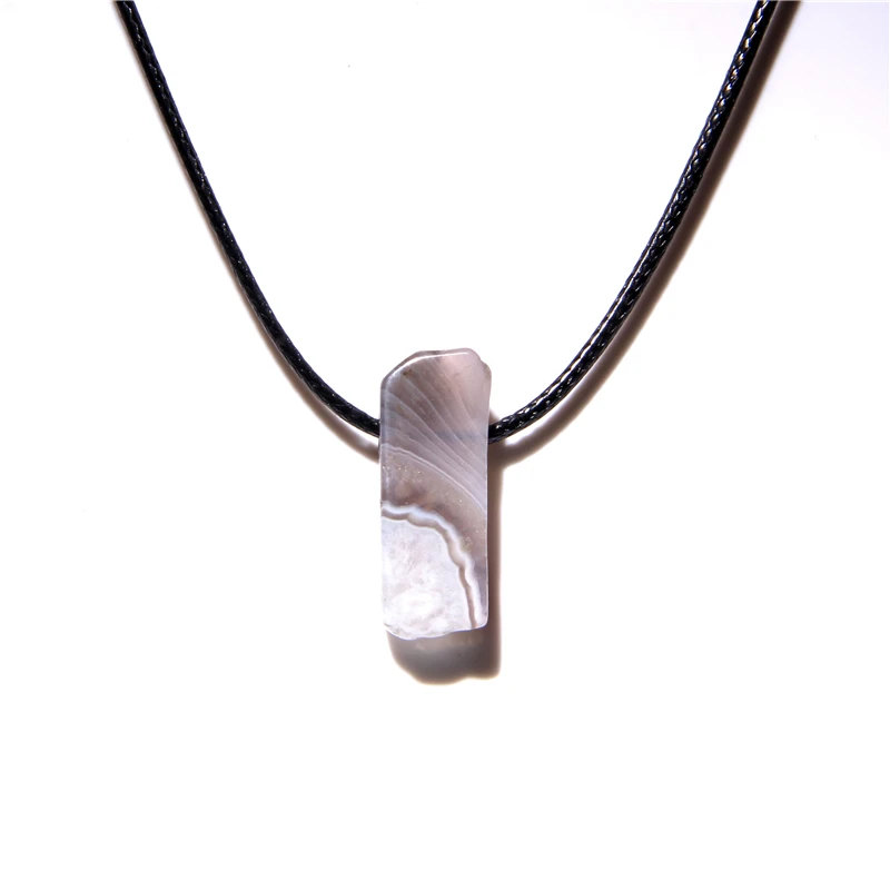 labradorite Высокое качество, натуральный камень, Кристальные ожерелья для женщин, сырье, Амазонит, кусочек, кулоны, ожерелья для женщин, мужчин, кристальная подвеска - Окраска металла: labradorite
