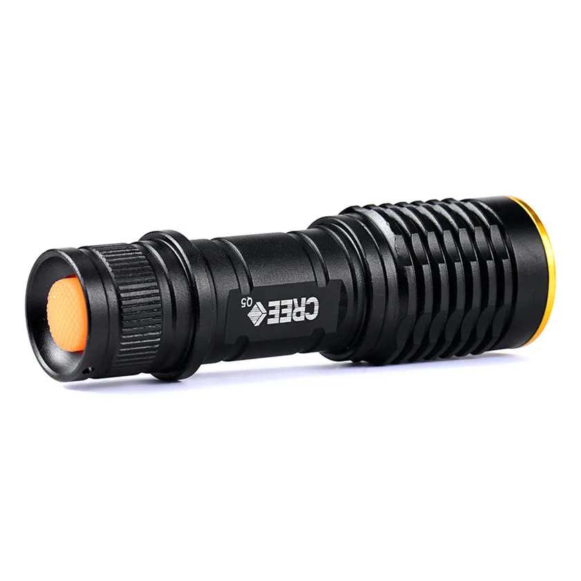 Высокое качество супер яркий 5000LM CREE Q5 AA/14500 масштабируемый светодиодный фонарик 3