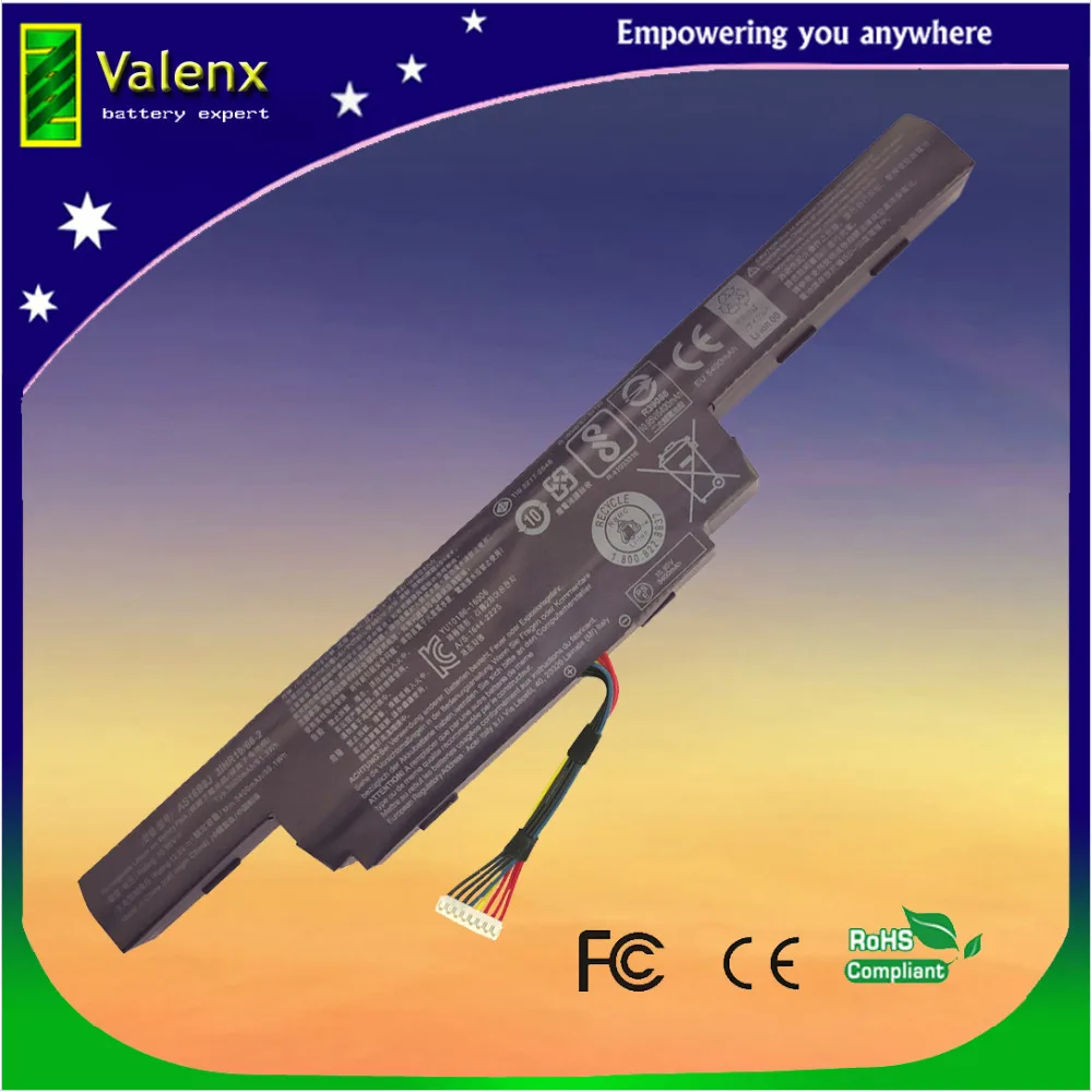 10 95 V AS16B5J AS16B8J Аккумулятор для ноутбука Acer Aspire E5 575G 53VG Series 15 6 &quot3ICR19/662 2