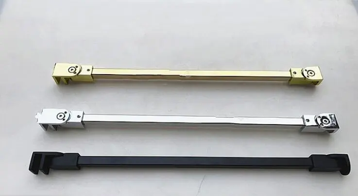 1pcs stainless steel shower glass door fixed rodclipbathroom glass support barlength 4050cmsj 3073 free global shipping