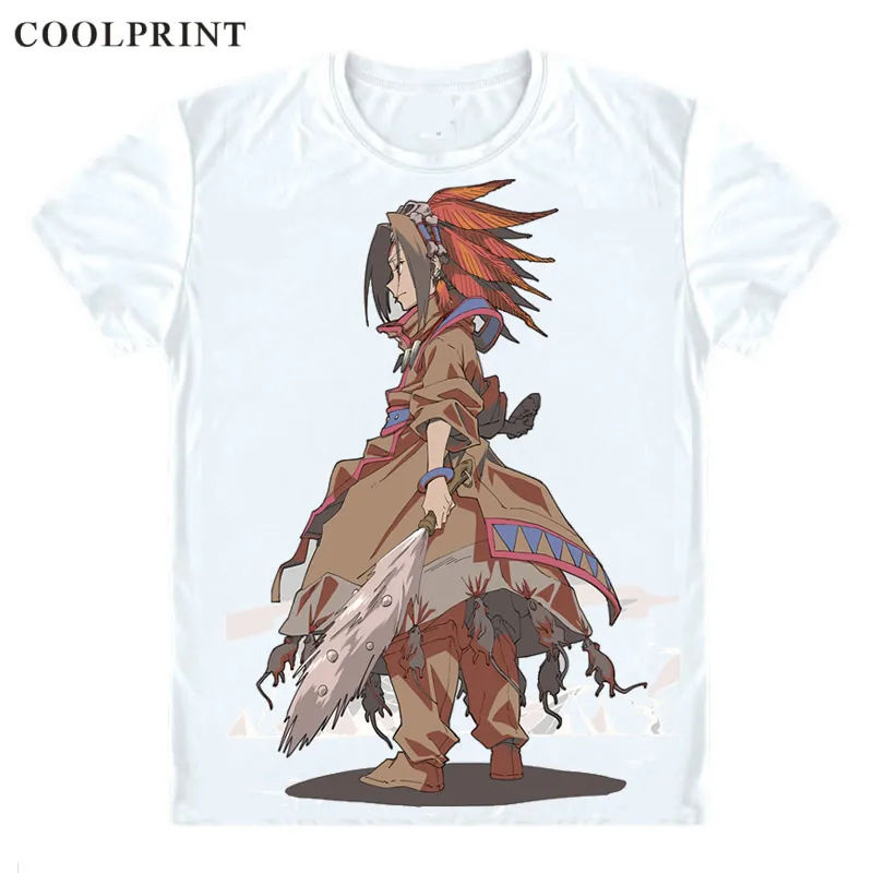 Style 16 Asakura Yoh Asakura Yo футболка Shaman King Hiroyuki Takei Shaman Kingu Повседневная футболка премиум-класса футболки с короткими рукавами и принтом - Цвет: Style 16