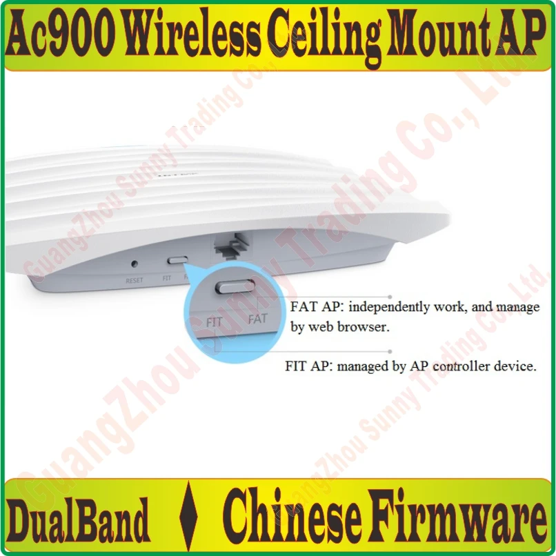 2.4G5G двухдиапазонный беспроводной Ap 900 Мбит/с AC900 Крытый потолок AP 802.11bgn 11AC WiFi точка