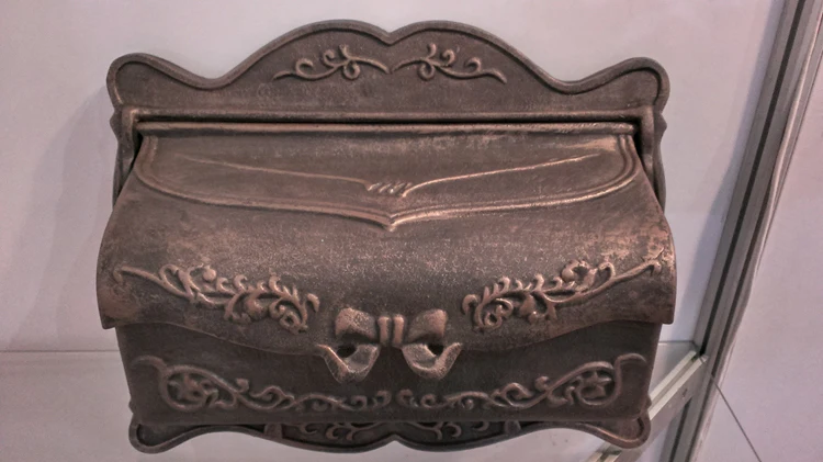 Бронзовый чугунный почтовый ящик рустикальный Железный модный винтажный