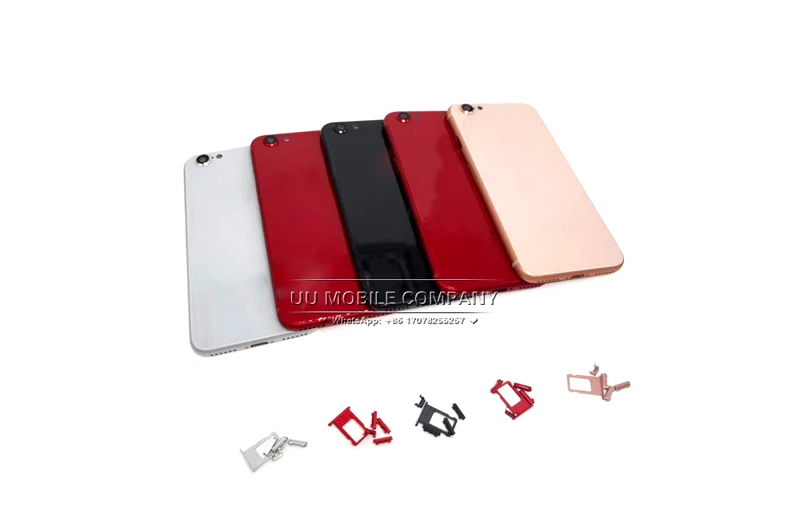 Превосходное качество корпус батарейного отсека для iphone 6G 6S 7G до 8 задняя крышка средняя рамка без разъема для наушников+ кнопки