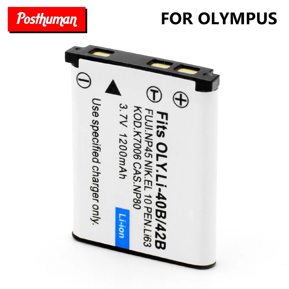 Аккумулятор для камеры Nikon EN-EL10 3,7 V 1.2Ah Li-40B Li-42B для Olympus Leise D-Li63 Fuji NP45 Li 40B 42B Li40B