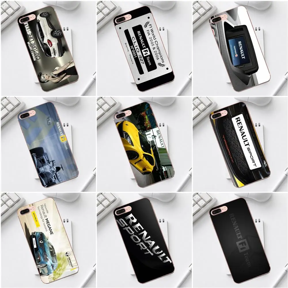 Мягкий Силиконовый ТПУ прозрачный модный Renault S.ads для Galaxy Alpha Core Prime Note 4 5 8 S3 S4 S5 S6 S7