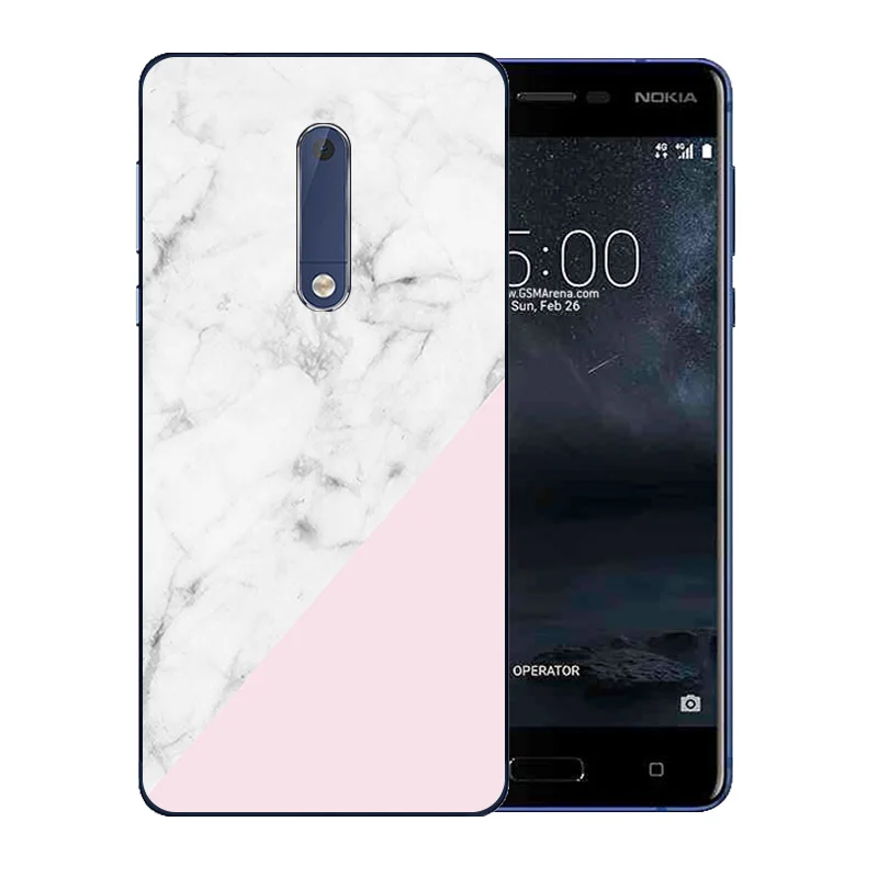Роскошный гибкий 5 2-дюймовый чехол для Nokia мягкий силиконовый цветной тонкий с