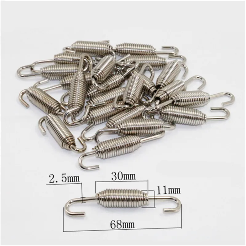 Stainless Steel Motorcycle Exhaust Motorbike Pipe Muffler Springs Accessories | Автомобили и мотоциклы