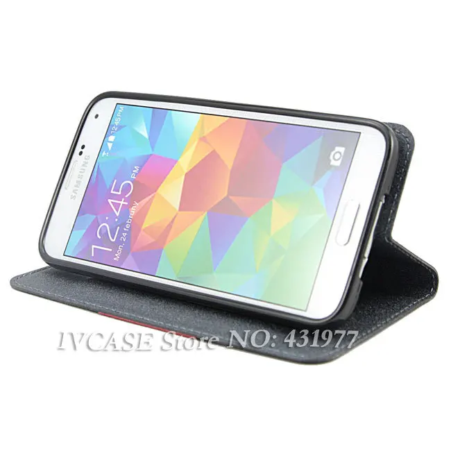 Frosted Matte Leather Flip Stand Fashion New Arrival Cover Case For Samsung Galaxy S5 SV G900 Multi Colors +free shipping|case samsung galaxy