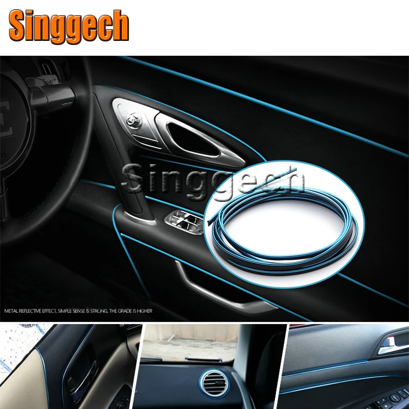 Автомобильная хромированная полоса внутреннего цвета для Opel Astra H J G Insignia Mokka Corsa D