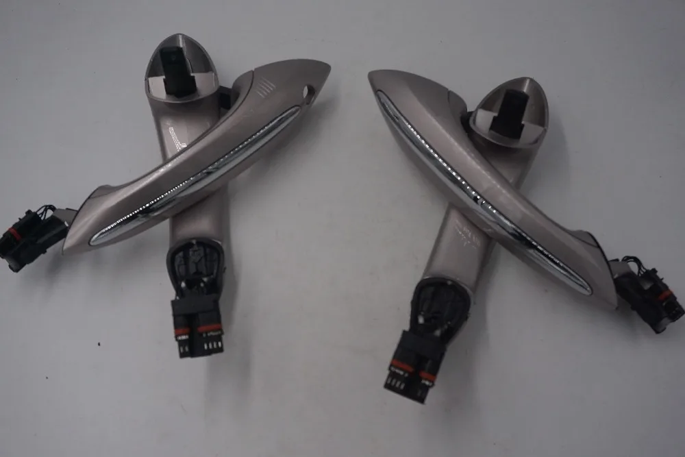 Платье цвета шампанского с комфортом доступа Дверные ручки для BMW 7 ser F01 F02 F03 730d 730i