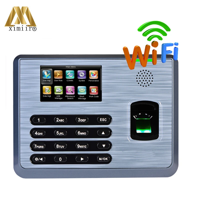 

ZK TX628 Fingerprint Time Attendance With Free Software WIFI Biometric Fingerprint Time Clock