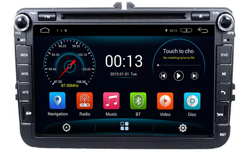 Android 5 1 автомобильная навигация GPS DVD для VW/Volkswagen/Passat/POLO/GOLF/Skoda/Seat с радио BT USB AUX SD MP3